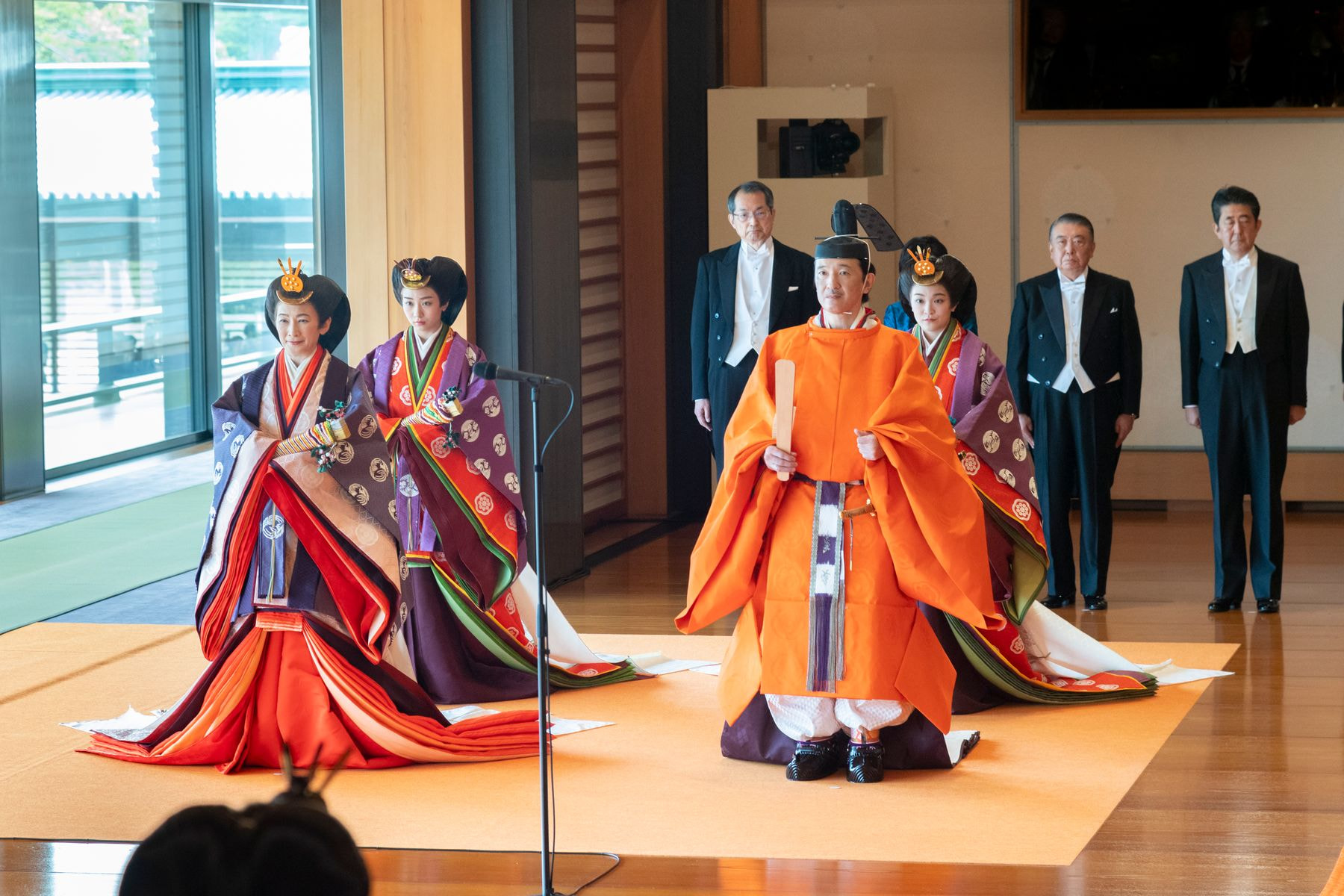 即位礼正殿の儀にご参列の皇族方