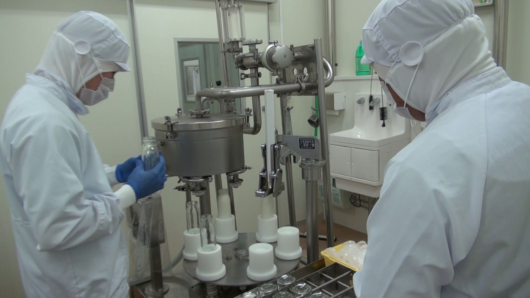 牛乳の製造作業