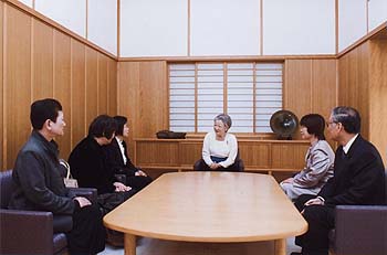 ご接見のお写真