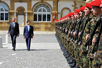 歓迎式典のお写真