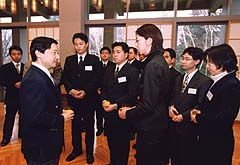 ご接見のお写真