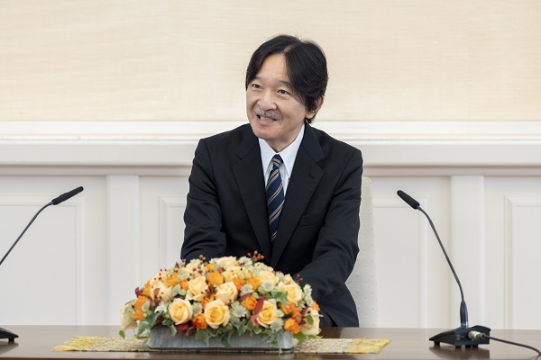 記者会見をなさる秋篠宮皇嗣殿下