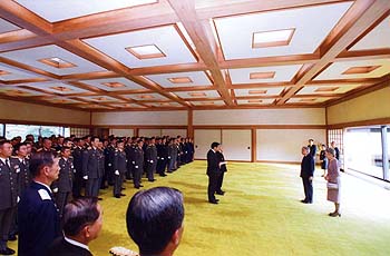 ご接見のお写真