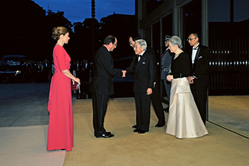 宮中晩餐のお写真