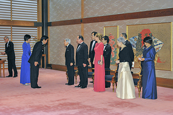 宮中晩餐のお写真