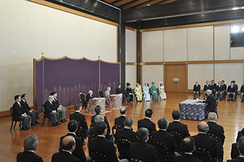 講書始の儀のお写真