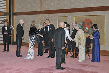 宮中晩餐のお写真