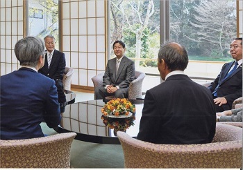 ご接見のお写真