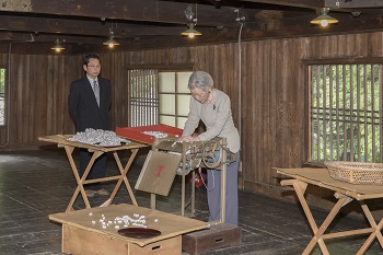 初繭掻行事のお写真