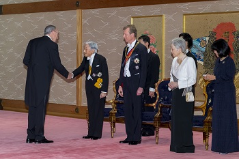 宮中晩餐のお写真