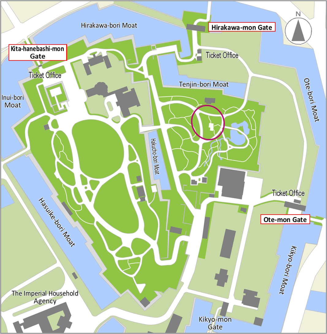 Kurume azalea bloom map