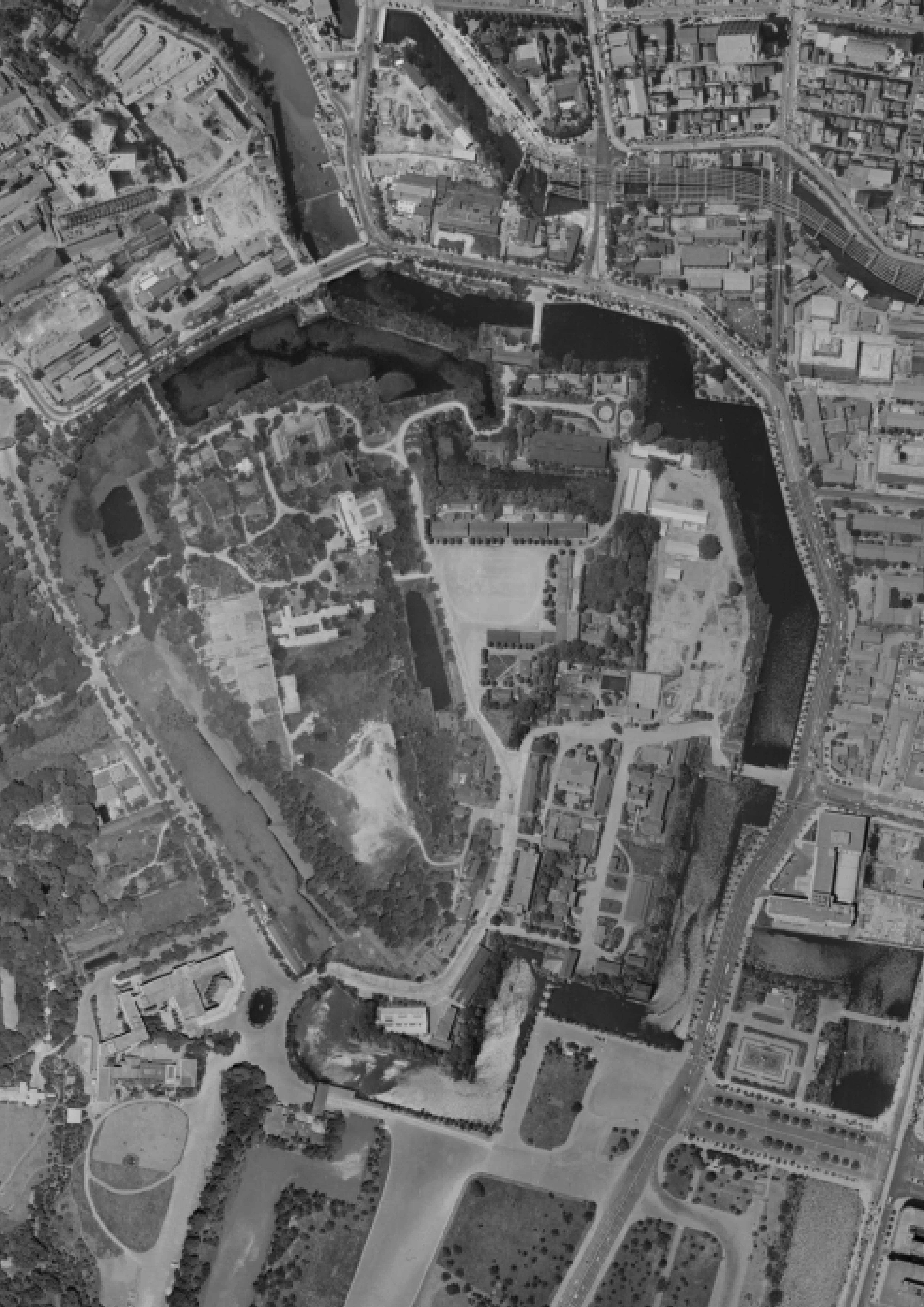 皇居東御苑 整備前(昭和38年(1963))**