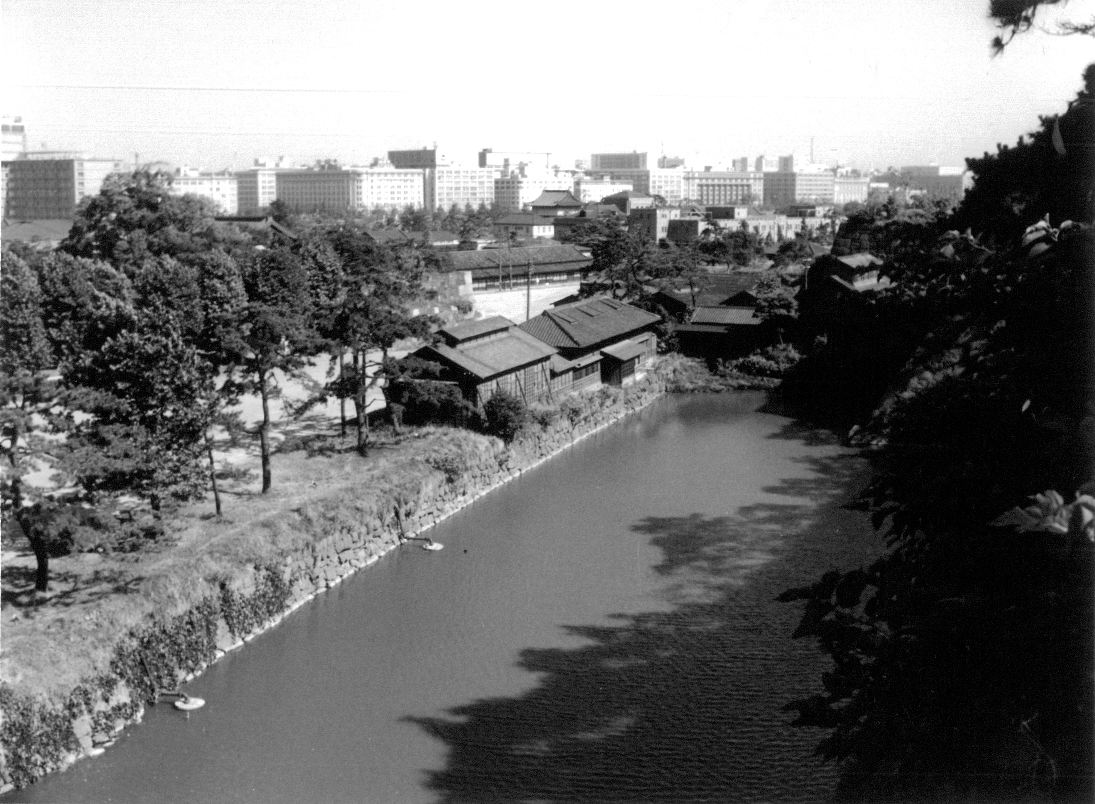 白鳥濠(はくちょうぼり) 開園前(昭和36年(1961)~昭和39年(1964)頃)*