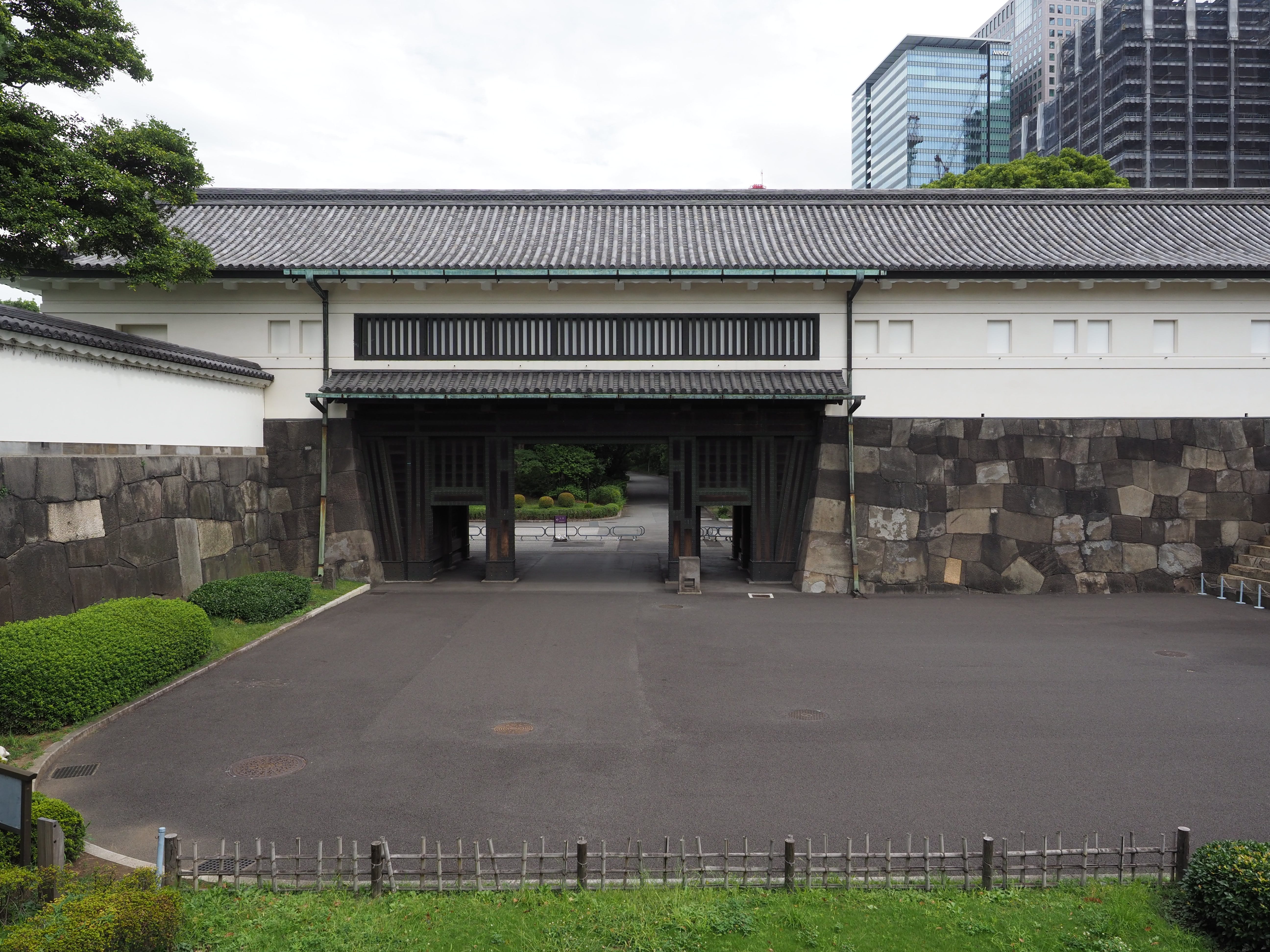 大手門渡櫓跡(おおてもんわたりやぐら) 現在(平成30年(2018))