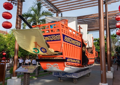 「御朱印船」のレプリカ