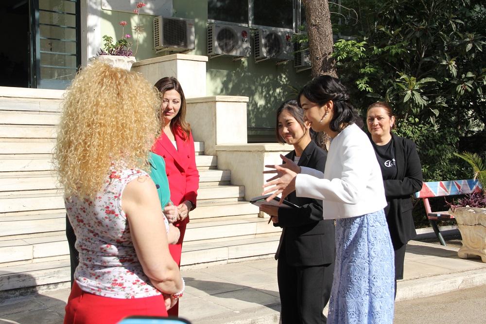 写真1：お出迎えの様子