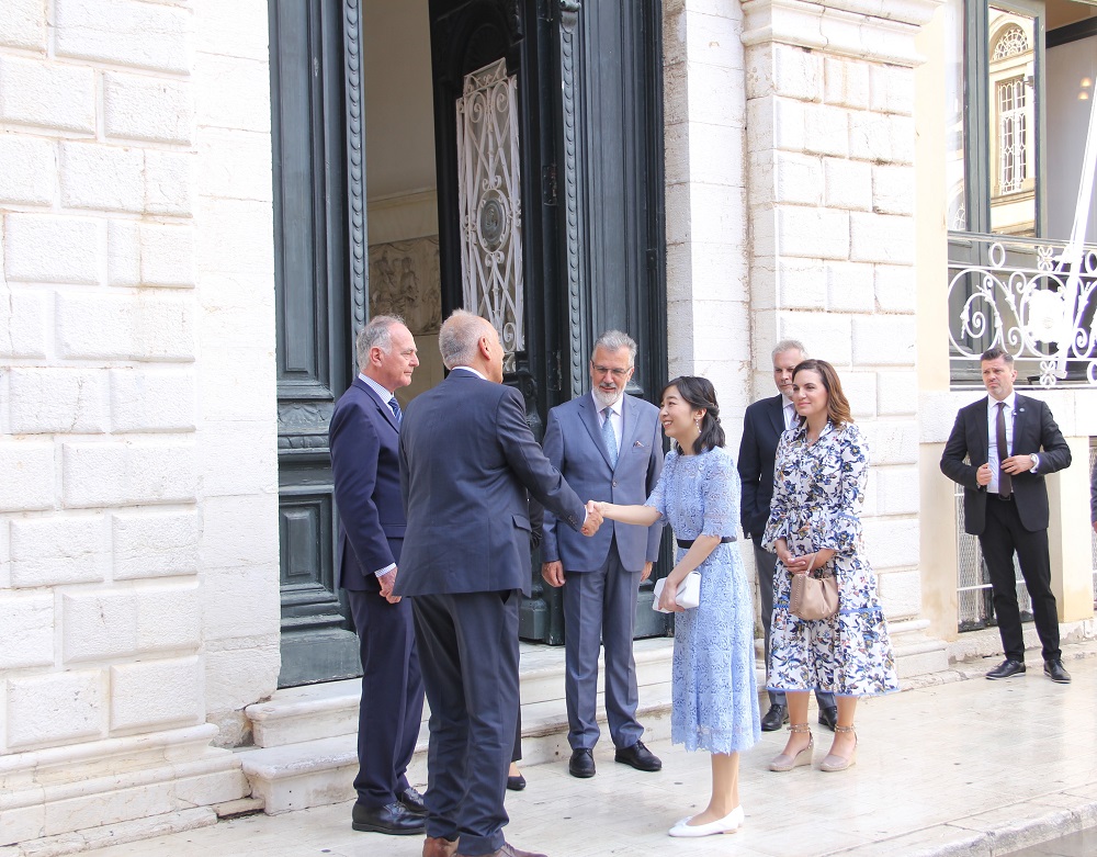 写真1：お出迎えの様子