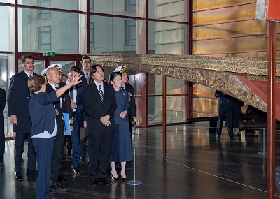 ガレー船の説明を受けられる