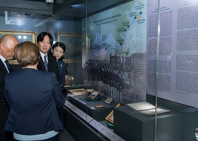 エルトゥールル号に関する説明を受けられる